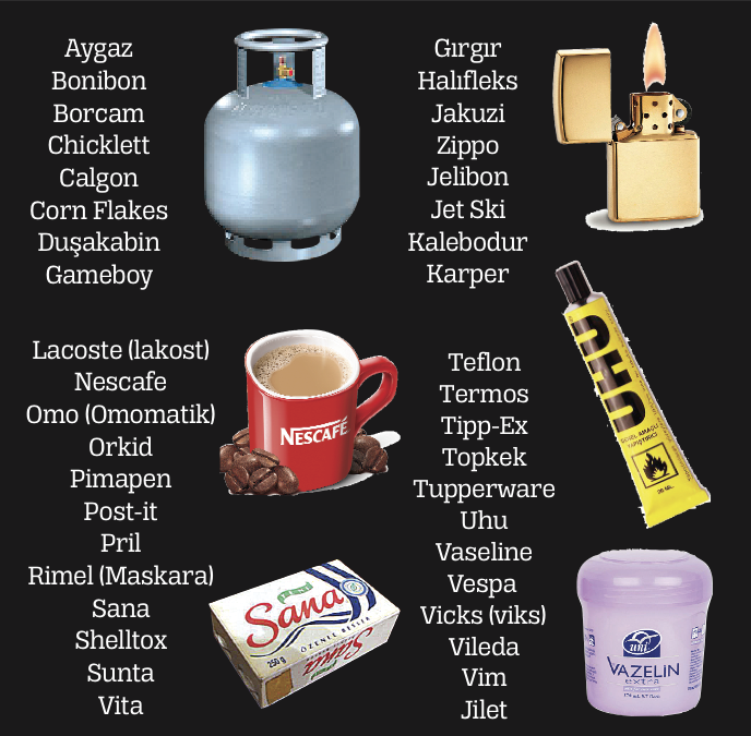 Eşyalara ismini verip ürünün önüne geçtiler
